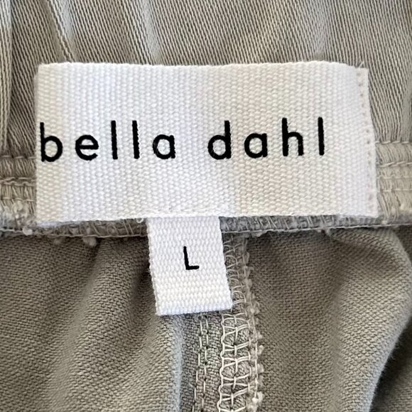 Bella Dahl Light Gray Drawstring Jogger Pants L Tencel Soft Lounge Casual - Picture 6 of 10